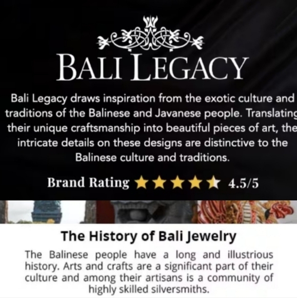 Bali Legacy Sterling Silver Filigree Sea Turtle Pendant - Picture 8 of 16